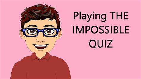 Playing The Impossible Quiz Youtube