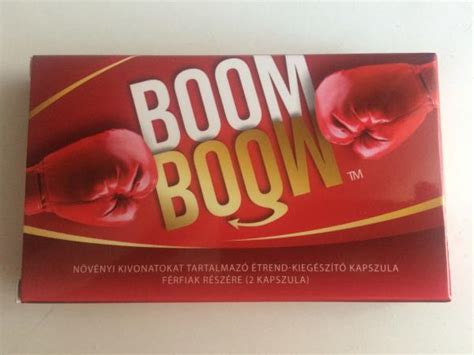 Boom Boom Extra Eredeti Potencianövelő Kapszula Potencianövelő Akár 4