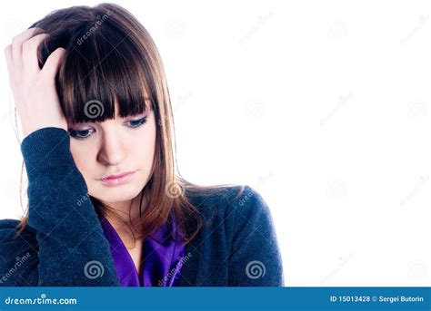 Sadness Girl Stock Photo Image Of Loneliness Distraught 15013428