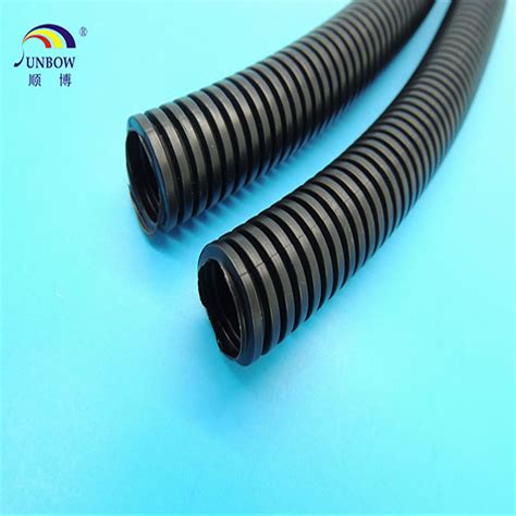 China 1 Inch Corrugated Pipe Corrugated Drain Pipe Yellow