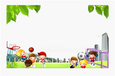 Transparent Kids Playing Clip Art Background Sport Day