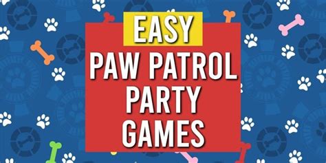 15 Easy Paw Patrol Party Games In 2024 Parties Made Personal
