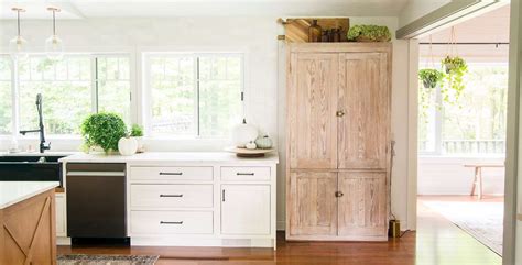 How To Lighten Dark Wood Cabinets