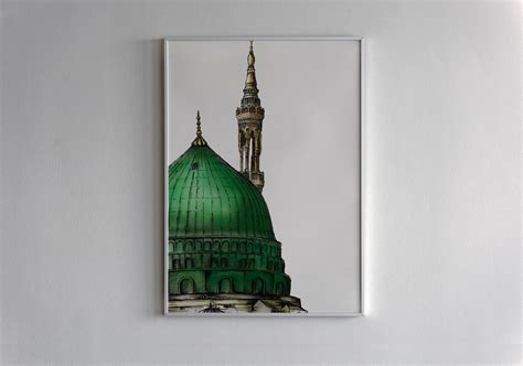 Sketch Of Masjid Nabawi Al Masjid An Nabawi The Etsy