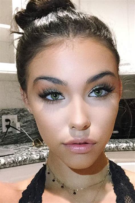 Here's everything you need to know about the madison beer/cosmetic surgery drama and those pictures of her hiding behind a bush. Madison Beer Straight Dark Brown Bun Hairstyle | Steal Her ...