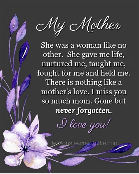 Miss My Mom Quotes Mom In Heaven Quotes Mothers Day In Heaven In Loving Memory Quotes