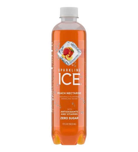 Sparkling Ice Peach Nectarine Sparkling Water 17 Fl Oz