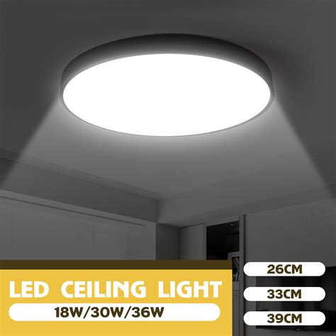 18w30w36w Led Ceiling Light Ultra Thin Flush Mount Kitchen Round Home Fixture