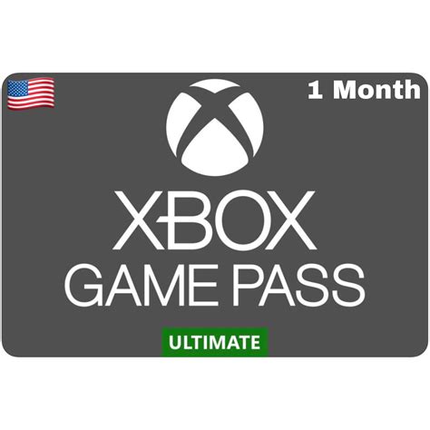 Xbox Game Pass 1 Month Ultimate Us Big Sale