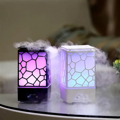 200ml Water Cube Ultrasonice Diffuser Aroma Lamp Mist Maker Electric Aroma Air Humidifier
