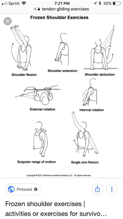 Frozen Shoulder Exercises Shoulder Workout Exercise Activities