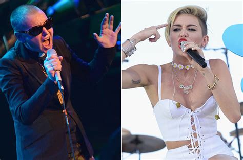 sinead o connor says miley cyrus supporters are urging her to commit suicide billboard