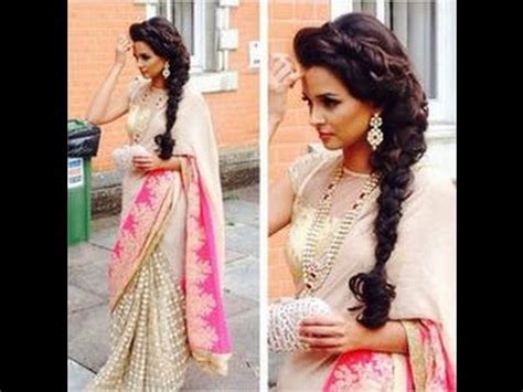 20 hairstyles for sarees that will make you look like a goddess. hair styles for sarees - YouTube