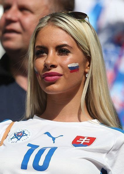 Euro2016 Pauli Bedzetiova Girlfriend Of Miroslav Stoch Of Slovakia Looks On During The Uefa