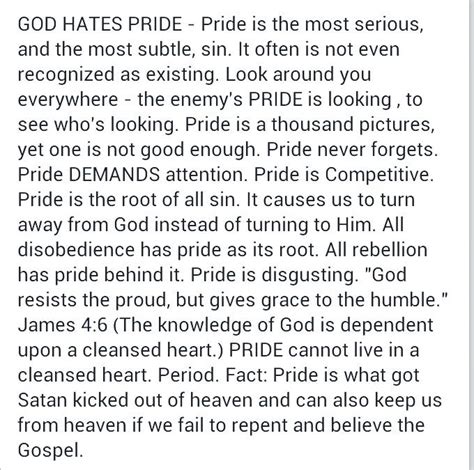 Pride Quotes Subtle Prayers
