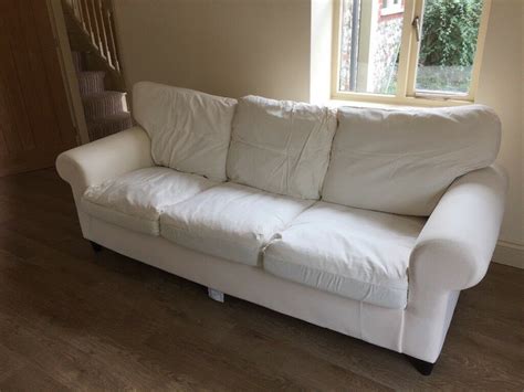 Free To Collect 3 Seater Sofa Ikea Ektorp No Cover Used In Kings