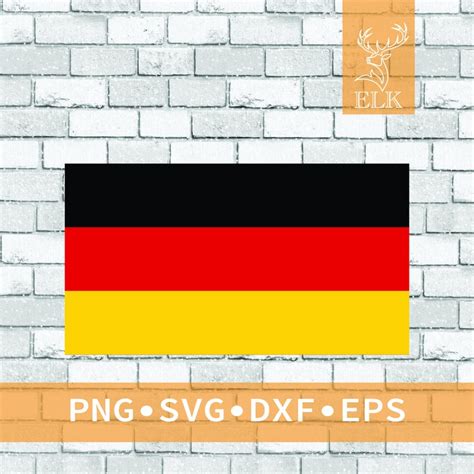 German Flag Svg Germany Flag Svg Svg Dxf Eps Png Etsy