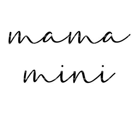 Mama Mini Svg Mama And Baby Svg Mommy And Me Svg Mother Etsy Canada