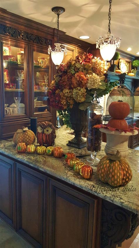 Fall Vignette In Kitchen Life And Linda