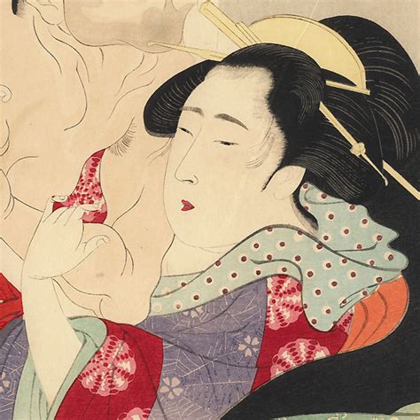 fuji arts japanese prints antique meiji era shunga ca 1900 by ikeda terukata 1883 1921