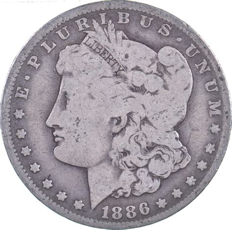 Early 1886 O Morgan Silver Dollar 90 Us Coin Property Room