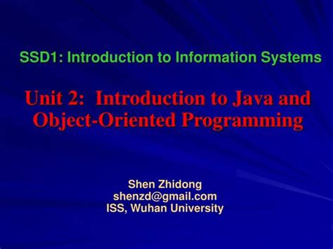 Ppt Ssd1 Introduction To Information Systems Powerpoint Presentation