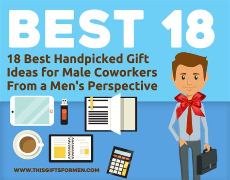 The perfect parting gift ideas for a male coworker that has worked for a long time in the same office. 20 Best Gift Ideas for Coworkers That He Won't Throw Away