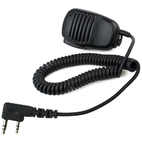 2 Pin Mini Ptt Speaker Mic For Walkie Talkie Accessories For Baofeng