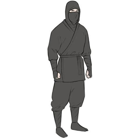How To Draw A Ninja Easy Drawing Art