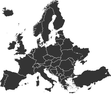 Slepá Mapa Evropy Vzory Ke Stažení