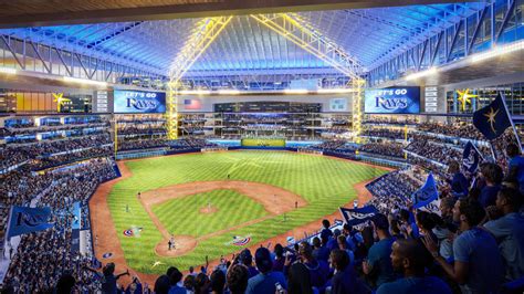 Tampa Bay Rays Announce New 12b Stadium In St Petersburg Ending 16