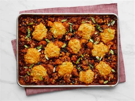 This is by far the best! Roasted Vegetable Chili with Cornbread Biscuits Recipe | Food Network Kitchen | Food Network