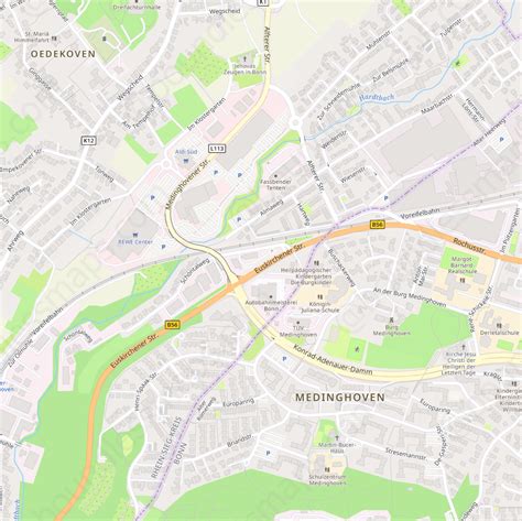 Bonn Modern Atlas Vector Map Boundless Maps