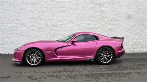 2017 Dodge Viper In Factory Pink For Sale At 155800 Slashgear
