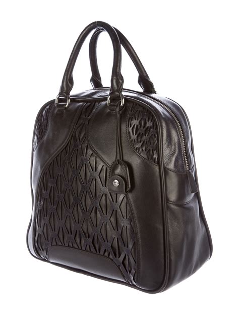 Miu Miu Bicolor Leather Bowler Bag Handbags Miu47237 The Realreal