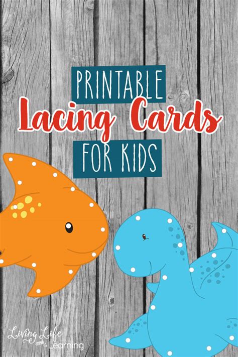 Printable Lacing Cards For Kids