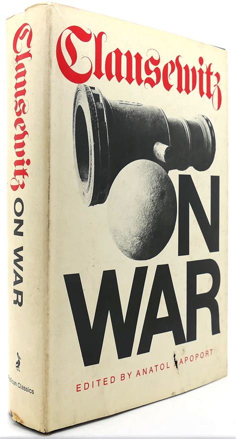 On War By Carl Von Clausewitz Anatol Rapoport Hardcover 1968 Book