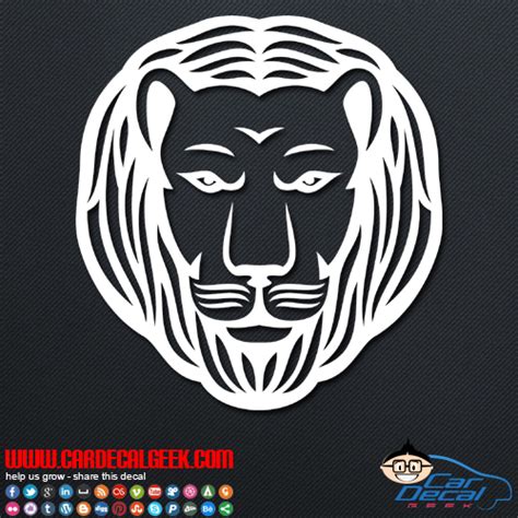 Awesome Lion Decal Sticker