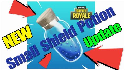 Fortnite New Update Small Shield Potionboogie Bombect
