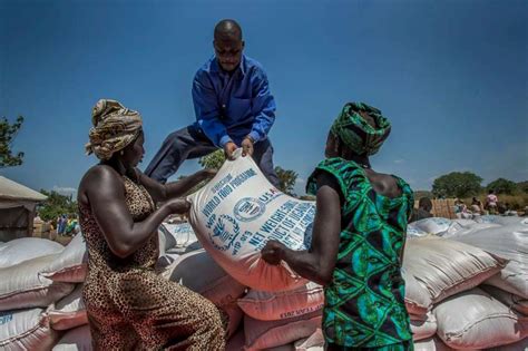 Free food program provides free food to black and other oppressed people. UNHCR - World Food Programme