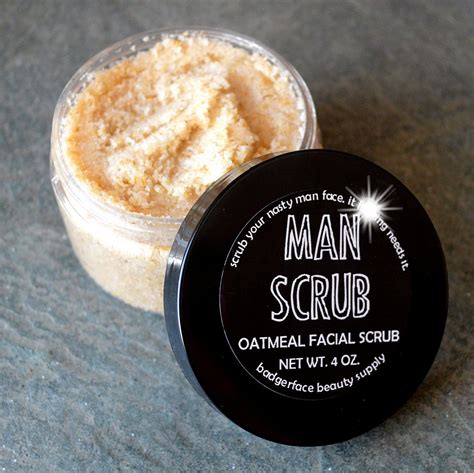 Face Scrub For Men Scrub For Men 4 Oz 118 Ml Peppermint Etsy