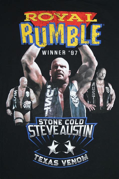 Steve Austin Shirt Stone Cold Shirt Royal Rumble Shirt Wwe Etsy