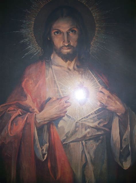Sacred Heart Of Jesus Glowing Furnace Of Charity Have Mercy On Us