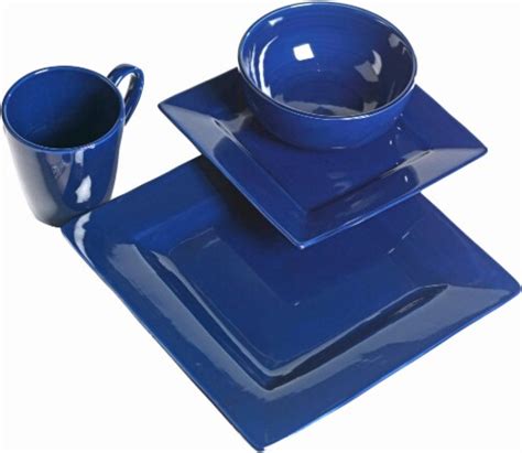 Tabletops Unlimited Gallery Amalfi Dinnerware Set Blue 4 Pc Kroger