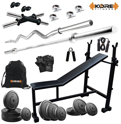 Kore 50kg Combo Dd5 Home Gym Sports Fitness And Outdoors