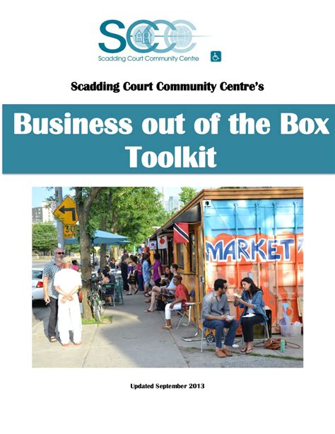 Scadding Court Community Centres Business Out Of The Box Toolkit