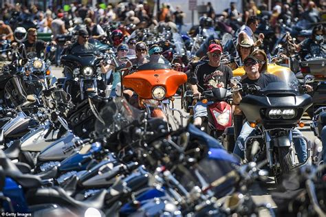 thousands of bikers descend on south dakota town for 10 day sturgis motorcycle rally daily