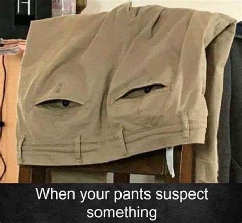 I Know They Are Just Pants But They Do Look Evil To Me Funnymemes