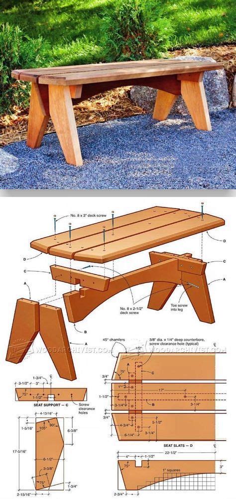 Outdoor Bench Plans Outdoor Furniture Plans And Projects