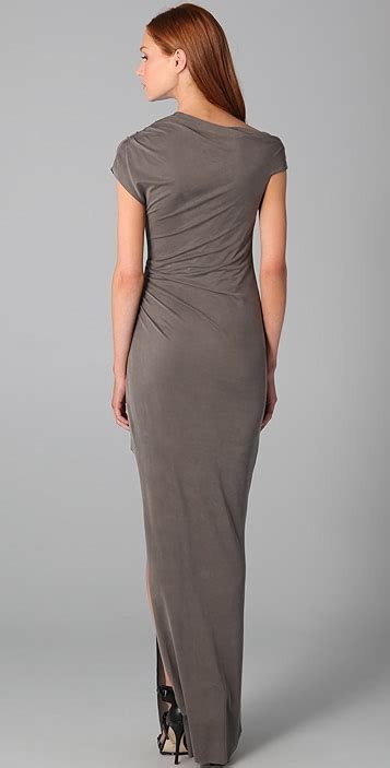 Helmut Lang Asymmetrical Long Dress Shopbop